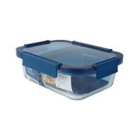 ราคา SUPER LOCK กล่องอาหารแก้วทรงเหลี่ยม 2 ช่อง พร้อมฝาล็อก 980 มล. รุ่น JCP-6226 (YD08138)