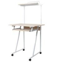 ราคา Ctrend โต๊ะทำงานไม้ โต๊ะคอมพิวเตอร์ มีชั้นวาง พร้อมล้อ (Y014885)