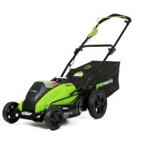 ราคา รถตัดหญ้าแบบเข็น GREENWORKS ขนาด 40V รวมแท่นชาร์ตและแบต (Y016046)