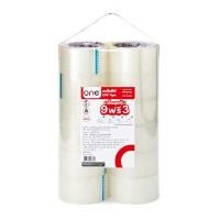 ราคา ONE เทป OPP ปิดกล่อง สีใส ขนาด 48 มม. x 45 หลา (แพ็ค 9 ฟรี 3) (3090567)