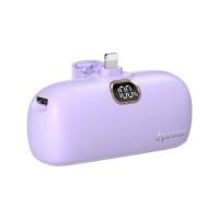 ราคา D-POWER เพาเวอร์แบงค์ S28 LIGHTNING (5200MAH) สีม่วง DP (YA14341)