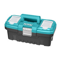 ราคา TOTAL กล่องเครื่องมือช่าง บานพับล็อค รุ่น TPBX0142 สีดำ ขนาด 14 นิ้ว (YA27042)