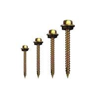 ราคา PK สกรูปลายแหลมหัวหกเหลี่ยม พร้อมแหวนยาง QSD ขนาด 10x6 นิ้ว (YD15982)