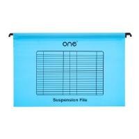 ราคา แฟ้มแขวนพลาสติก F4 น้ำเงิน (10เล่ม/แพ็ค) ONE (6003914)