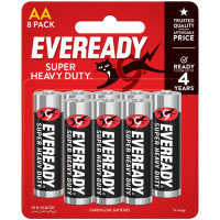 ราคา EVEREADY ถ่านไฟฉาย AA รุ่น 1215 (แพ็ค 8 ก้อน) (8091297)