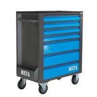 ราคา [Pre-Order] ตู้รถเข็น ตู้เครื่องมือช่าง META TC-S17-GR/BL สีเทา/ฟ้า 7 ชั้น 1 ตัว (Y034226)