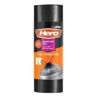 ราคา HERO ถุงขยะม้วนหูรูด สีดำ ขนาด 30"x40" (ม้วน 10 ใบ) (0008805)