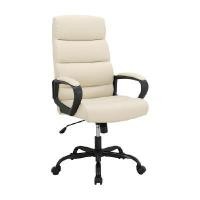 ราคา INDEX LIVING MALL เก้าอี้สำนักงานพนักพิงสูง รุ่นเอลฟ์ - สีขาว (YA24316)