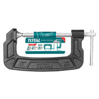 ราคา TOTAL ปากกาตัวซี ปากกาจับชิ้นงาน/ปากกาจับไม้ รุ่น THT13161 ขนาด 6 นิ้ว (YA25777)