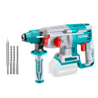 ราคา TOTAL สว่านโรตารี่ 26 มม. ไร้สาย 20 โวลท์ รุ่น TRHLI20228 มอเตอร์ไร้แปรงถ่าน พร้อมชุดดอกเจาะและสิ่ว (YA27070)