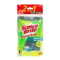 ราคา SCOTCH-BRITE แผ่นใยขัดพร้อมฟองน้ำ รุ่น 22467 ขนาด 3x4 นิ้ว (แพ็ค 2+1 ชิ้น) (0000301)