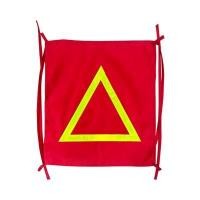 ราคา MAPLE SAFETY ผ้าแดงติดท้ายรถบรรทุก ติดแถบสะท้อนแสงสามเหลี่ยม (YD03797)