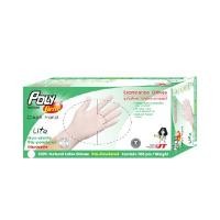 ราคา ถุงมือวินิจฉัยทางการแพทย์ โพลี-ไบรท์ สีขาว ขนาด L (กล่อง 100 ชิ้น) (9005608)