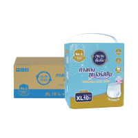 ราคา [ขายยกลัง] Anan ผ้าอ้อมผู้ใหญ่แบบกางเกงอันอัน Super Slim Pants ไซส์ XL 10ชิ้น*6แพ็ค (60 ชิ้น) #C90106 (Y095414)