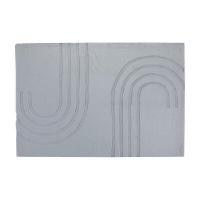 ราคา INDEX LIVING MALL พรม รุ่นแรบบี้-เคิร์ฟ ขนาด 120 x 180 ซม. - สีเทาอ่อน (YA28371)
