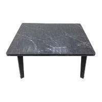 ราคา KASSA โต๊ะพับญี่ปุ่นลายหินอ่อน ขนาด 60x60 ซม. สีดำ (YB01958)