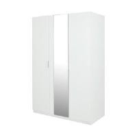 ราคา INDEX LIVING MALL ตู้เสื้อผ้าไม้ 3 บานประตู รุ่น วิวิด สีขาว (YA27541)