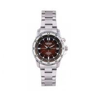 ราคา US MASTER NEW YORK นาฬิกาข้อมือ รุ่น TITAN LADY (USM-EC08A-BR) สี BROWN ขนาด 35 มม. (YD06498)