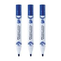 ราคา ปากกาไวท์บอร์ด น้ำเงิน (แพ็ค3ด้าม) Faber-Castell (1007997)