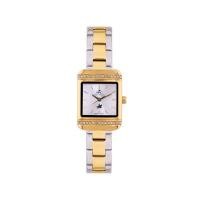 ราคา PARIS POLO CLUB นาฬิกา FONTAINEBLEAU รุ่น PPC-EF06-SGD-WE สี SILVER/GOLD/WHITE (YD05950)