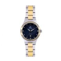ราคา PARIS POLO CLUB นาฬิกาข้อมือ รุ่น PPC-EF09-SGD-BK สีเงินทอง/ดำ (YD05956)