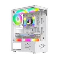 ราคา ITSONAS เคสคอมพิวเตอร์ รุ่น DEFENDER ARGB MICRO ATX/MINI ATX ฝา TEMPERED GLASS พัดลม ARGB 5 ตัว (YC61015)