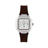ราคา US MASTERS POLO CLUB นาฬิกาข้อมือ รุ่น TIMES SQUARE CLASSIC DATE (USM-EB02-BR-WE) สี BROWN/WHITE ขนาด 45 มม. (YD06633)
