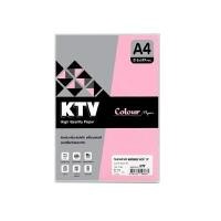 ราคา KTV กระดาษการ์ดสี A4 สีชมพู 160 แกรม รุ่น K Colour (แพ็ค 50 แผ่น) (5097123)