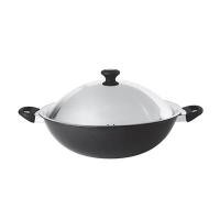 ราคา CookN Look กระทะทรงจีนพร้อมฝาสเตนเลส ขนาด Meyer 18896-C (Y000123)