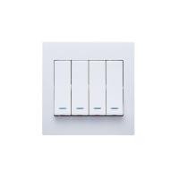 ราคา สวิตซ์เปิด-ปิด 4 ช่อง สองทาง ซาน WS1-042 (Y002999)