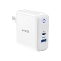 ราคา ANKER หัวชาร์จเร็ว 2พอร์ต 30W USB-C และ 19.5W USB-A (PowerPort II PD) ขาปลั๊กพับเก็บได้ รุ่น AK65 สีขาว (Y007257)