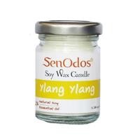 ราคา เทียนหอม อโรม่า SenOdos เทียนหอมไขถั่วเหลือง กลิ่นกระดังงา ขนาด 45 กรัม (Y008003)