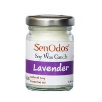 ราคา เทียนหอม อโรม่า SenOdos เทียนหอมไขถั่วเหลือง กลิ่นลาเวนเดอร์ ขนาด 45 กรัม (Y007996)