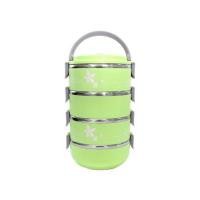 ราคา ปิ่นโตเก็บความร้อน RRS 4 ชั้น 2.8 ลิตร รุ่น season สีเขียว (Y008357)