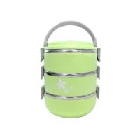 ราคา ปิ่นโตเก็บความร้อน RRS 3 ชั้น 2.1 ลิตร รุ่น season สีเขียว (Y008354)