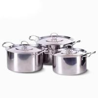 ราคา RRS ชุดหม้อสตูว์ทรงสูง 3 ใบ รุ่น HX526 ขนาด 22,24,26 ซม (Y010409)