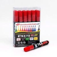 ราคา ปากกาไวท์บอร์ด เท็กซ์ 713 OFMS0070 สีแดง (12แท่ง/1แพ็ค) (Y010542)
