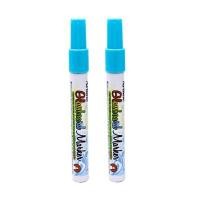 ราคา ARTLINE ปากกาเขียนกระจก ชุด 2 ด้าม สีฟ้า สะท้อนแสง สีสดแต่ลบง่าย (Y014237)