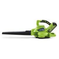 ราคา GREENWORKS เครื่องเป่าลมและดูดใบไม้ ขนาด 40 V รวมแท่นชา (Y016044)