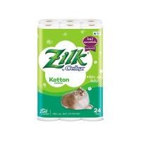 ราคา ทิชชูม้วน คอตตอน ZILK รุ่น 110024 (แพ็ค 24 ม้วน) (Y027507)