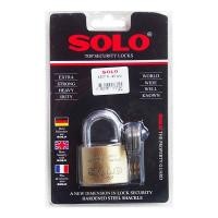 ราคา กุญแจลูกปืนคล้องคอสั้นทองเหลือง SOLO รุ่น 4507 N ขนาด 4 (Y030732)