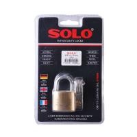ราคา กุญแจลูกปืนคล้องคอสั้นทองเหลือง SOLO รุ่น 4507 N35 ขนาด (Y030733)
