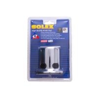 ราคา ฝาครอบลูกบิดเหล็กใหญ่ 2 รูไม่มีกุญแจ SOLEX สเตนเลส (Y032662)