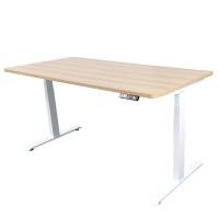 ราคา โต๊ะปรับระดับเพื่อสุขภาพ ขนาด 160x80 cm. สีไม้โอ๊ค / ขา (Y034280)