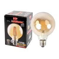 ราคา หลอดวินเทจ LED 4 วัตต์ Warm White HI-TEK รุ่น HLLG95004G ทรงกลมกระจกสีชาทอง E27 (Y035430)