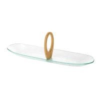 ราคา ถาดเสิร์ฟแก้ว 2 ช่อง KASSE HOME รุ่น 6552 ขนาด 40 x 12. (Y038148)