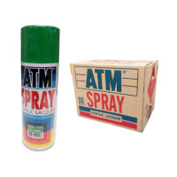 ราคา ATM สีสเปรย์อเนกประสงค์ รุ่น A217 สีเขียวแอปเปิ้ล 270 กรัม (แพ็ค 12 กระป๋อง) (YA03986)