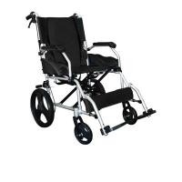 ราคา ALLWELL รถเข็นวีลแชร์แบบล้อเล็ก รุ่นพับเก็บได้ สีเทาดำ น้ำหนัก 10.5 กก. (YA04490)