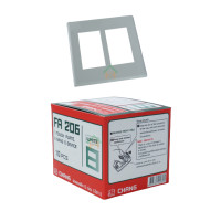 ราคา CHANG ฝาหน้ากาก6ช่อง FA-206 สีขาว 10 ชิ้น/กล่อง (YA25279)