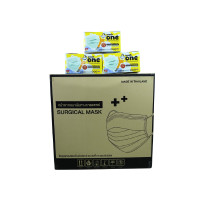 ราคา SMM หน้ากากอนามัย 3 ชั้น รุ่น MASK ONE สีเขียว ลัง (YB02710)